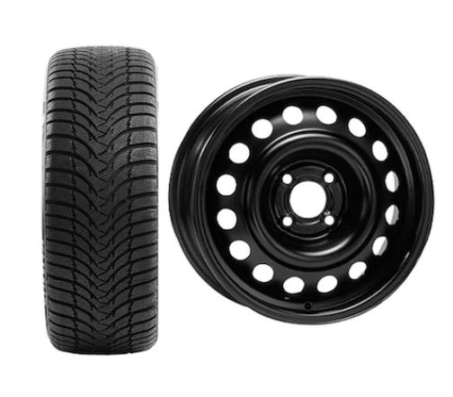 Roata completa Clio B janta otel ALCAR 6530 5.5x14 + anvelopa Iarna Kumho WP51 WinterCraft 175/65 R14 82T
